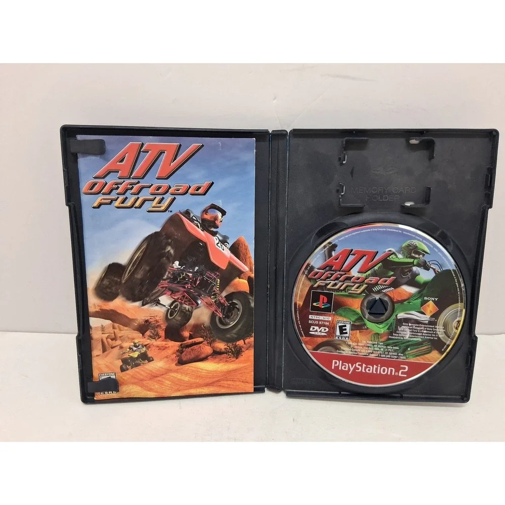 ATV Offroad Fury Sony PlayStation 2 PS2 Greatest Hits Complete CIB Racing Game